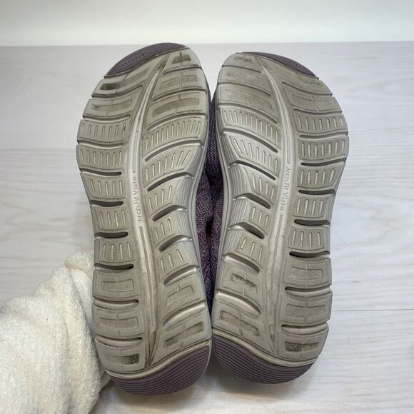 Skechers Women's Arch Fit Vista Inspiration Slip On Shoes Purple Size: 10 - Picture 7 of 10